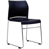Buro Envy Chair -Stackable-Meeting Room Furniture-Black-Assembled - Auckland and Christchurch-Commercial Traders - Office Furniture