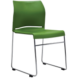 Buro Envy Chair -Stackable-Meeting Room Furniture-Green-Assembled - Auckland and Christchurch-Commercial Traders - Office Furniture