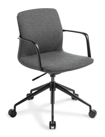Esprit Chair-Chairs-Charcoal Wool-Commercial Traders - Office Furniture