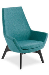 Eton High-Back - Timber Base-Reception Furniture-Quantum-Black-Commercial Traders - Office Furniture