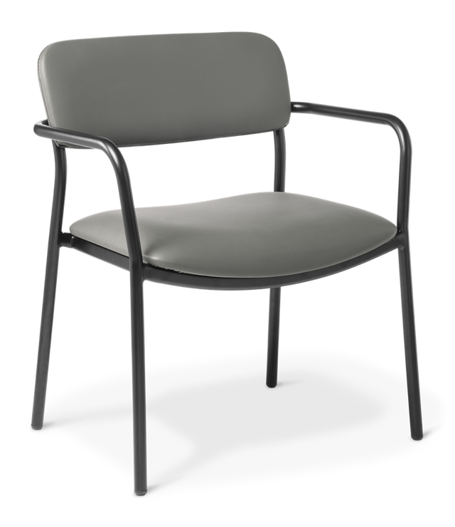 Fit Bariatric Chair-Chairs-Standard Charcoal-Commercial Traders - Office Furniture