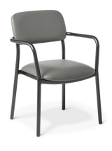 Fit Chair-Chairs-Standard Charcoal-With Arms-Commercial Traders - Office Furniture
