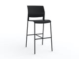 Mote Bar Stool-Lunchroom Chairs-Black-Black-Commercial Traders - Office Furniture