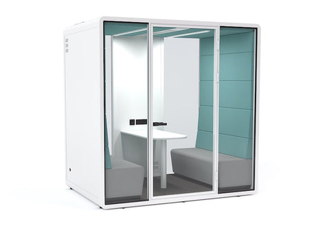 Haven Team Plus Pod-Office Pods-Black-Commercial Traders - Office Furniture