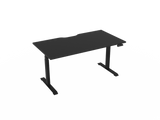 Haven Electric Standing Desk - Rectangular Top-Desking-1500 x 800-Black-Black-Commercial Traders - Office Furniture