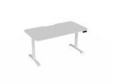 Haven Electric Standing Desk - Radius Top-Desking-1500 x 800-White-White-Commercial Traders - Office Furniture