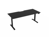 Haven Electric Standing Desk - Rectangular Top-Desking-1800 x 800-Black-Black-Commercial Traders - Office Furniture