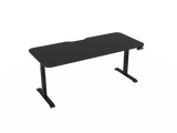 Haven Electric Standing Desk - Radius Top-Desking-1800 x 800-Black-Black-Commercial Traders - Office Furniture