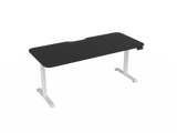 Haven Electric Standing Desk - Radius Top-Desking-1800 x 800-Black-White-Commercial Traders - Office Furniture