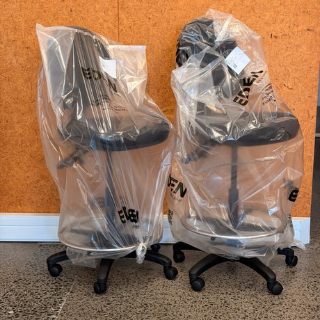 Cancelled Order - Tag 2.40 Mid Back Tech Chair-Office Chairs-Quantum Fabric Black-Pick Up-Commercial Traders - Office Furniture