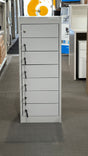 Ex Demo - One Only - Laptop Lockers - 7 Tier - Multi Door-Storage-Silver Grey-Commercial Traders - Office Furniture