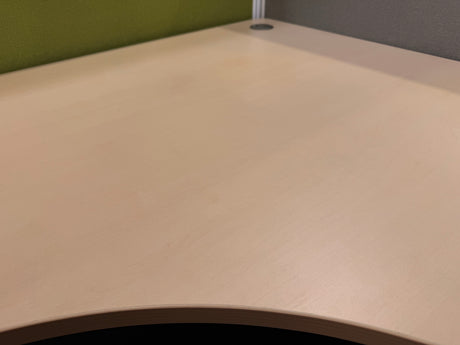 Ex Demo EKO 1800x1800x600 Workstation and Drawer Set - Auckland Only-Desking-Nordic Maple//Silver-Commercial Traders - Office Furniture