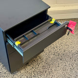 Metal Mobile Pedestal - Charcoal-Storage-Charcoal-Standard-Commercial Traders - Office Furniture