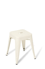 Industry Low Stool-Lunchroom Chairs-White-Commercial Traders - Office Furniture