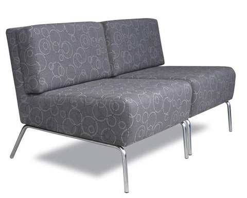 Jazz 2 seater-Reception Furniture-North Island Delivery-Lustrell (Vinyl)-Commercial Traders - Office Furniture