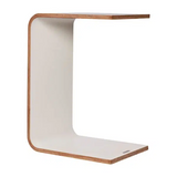 Konfurb Link Side Table-Coffee Tables-White-Commercial Traders - Office Furniture