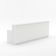 Karaka Reception Counter (2 Person)-Reception Furniture-Silver Strata-3000 wide-North Island Delivery-Commercial Traders - Office Furniture