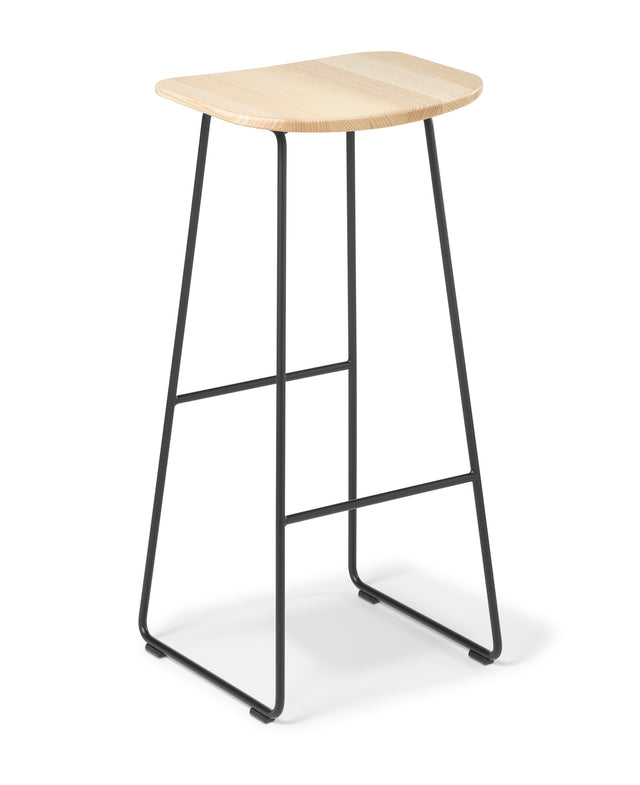 Klein Bar Stool-Lunchroom Chairs-Black-Commercial Traders - Office Furniture