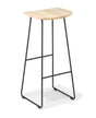 Klein Bar Stool-Lunchroom Chairs-Black-Commercial Traders - Office Furniture