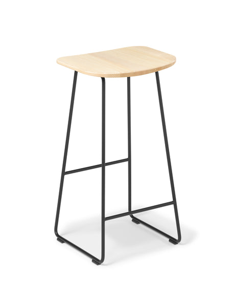 Klein Kitchen Stool-Lunchroom Chairs-Black-Commercial Traders - Office Furniture