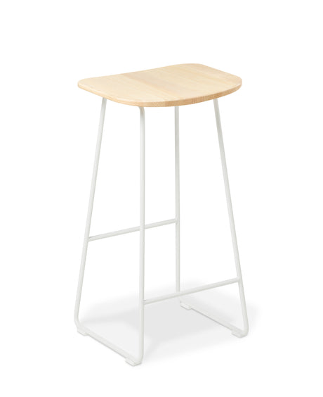 Klein Kitchen Stool-Lunchroom Chairs-White-Commercial Traders - Office Furniture