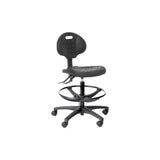 Lab Tec - Technician Chair - Architectural-Office Chairs-Black Nylon-Commercial Traders - Office Furniture