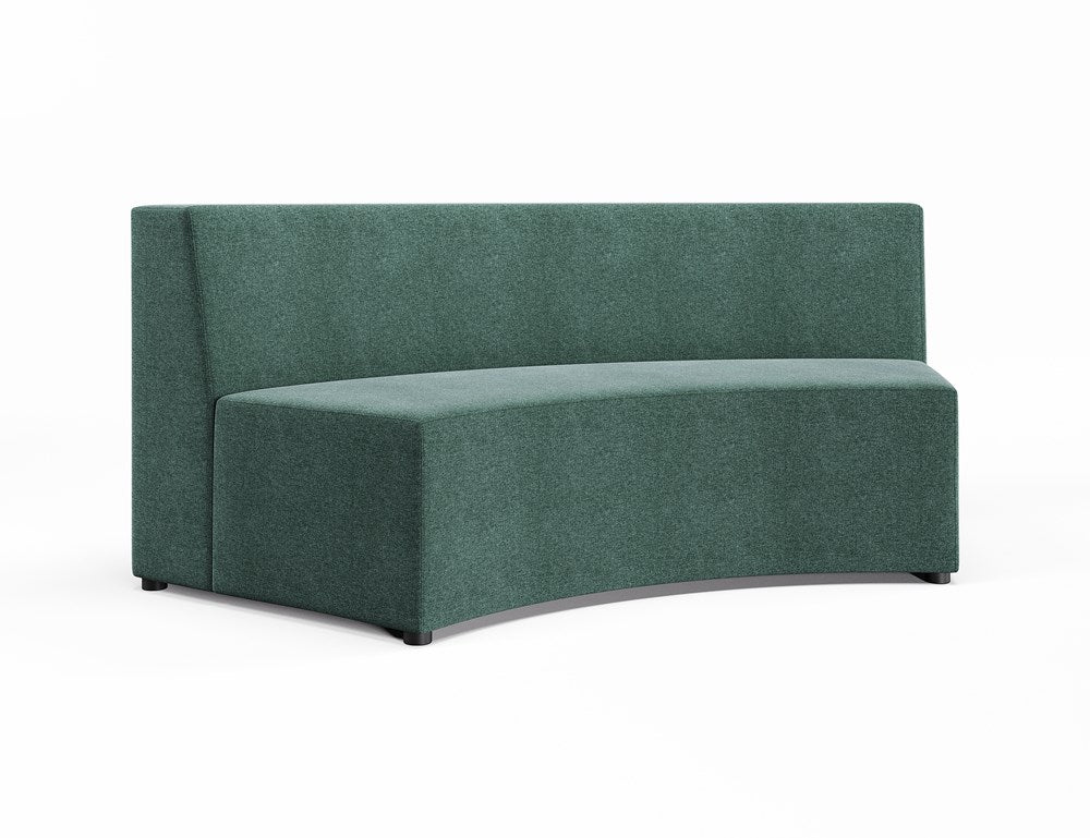 Vista Large 60° Concave-Reception Furniture-Full Depth-Low-Lustrell (Vinyl)-Commercial Traders - Office Furniture