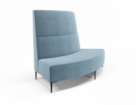 Vista Large 60° Convex-Reception Furniture-Borsari-High-Lustrell (Vinyl)-Commercial Traders - Office Furniture