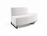 Vista Large 60° Convex-Reception Furniture-Sleigh-Low-Lustrell (Vinyl)-Commercial Traders - Office Furniture