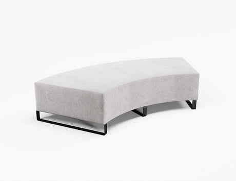 Vista Large 60° Ottoman-Reception Chairs-Sleigh-Ashcroft-Commercial Traders - Office Furniture