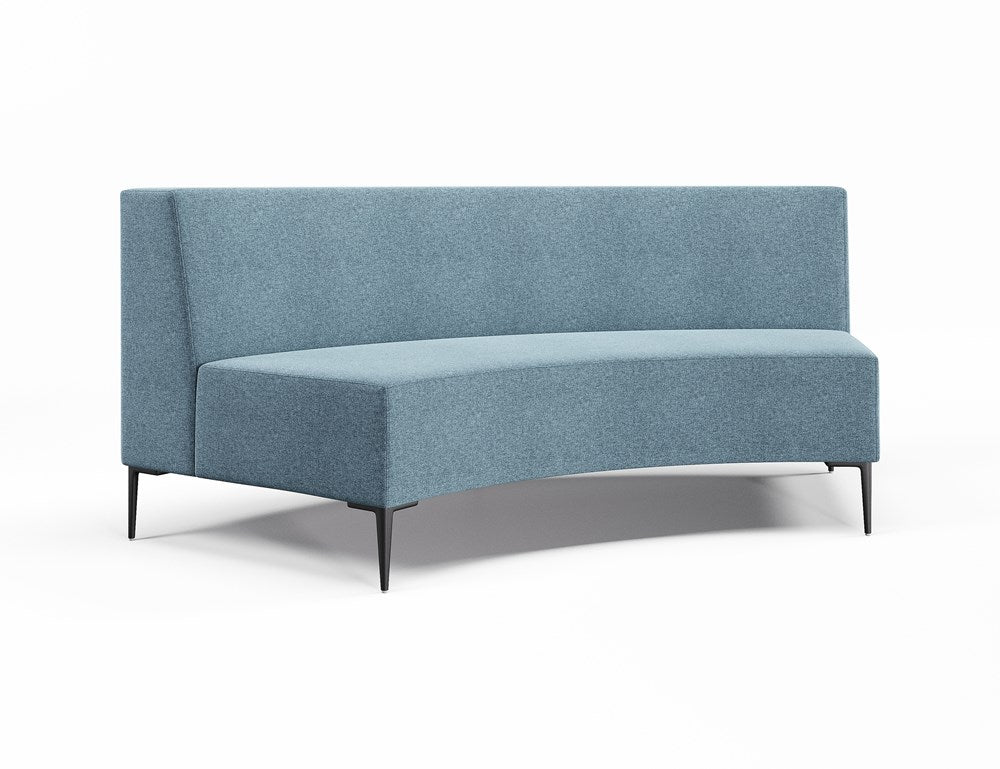 Vista Large 60° Concave-Reception Furniture-Borsari-Low-Lustrell (Vinyl)-Commercial Traders - Office Furniture