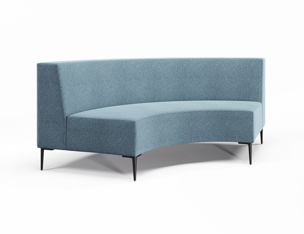 Vista Large 90° Concave-Reception Furniture-Borsari-Low-Lustrell (Vinyl)-Commercial Traders - Office Furniture