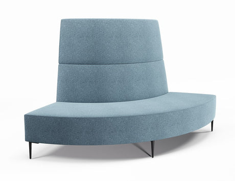 Vista Large 90° Convex-Reception Furniture-Borsari-High-Lustrell (Vinyl)-Commercial Traders - Office Furniture