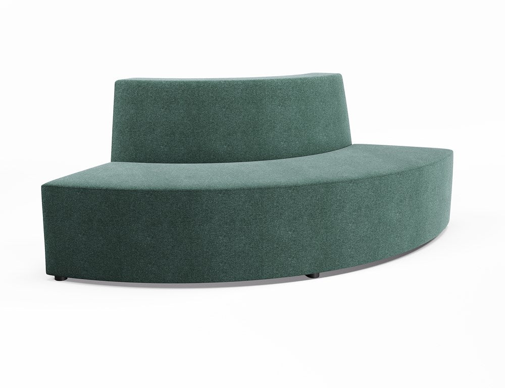 Vista Large 90° Convex-Reception Furniture-Full Depth-Low-Lustrell (Vinyl)-Commercial Traders - Office Furniture