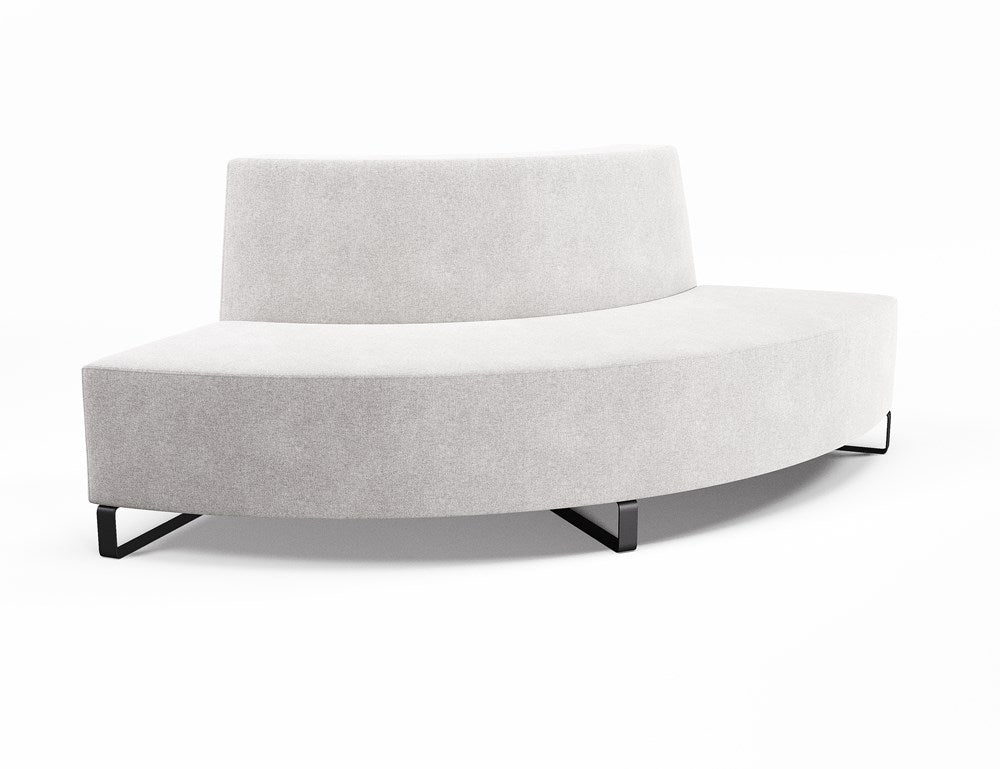 Vista Large 90° Convex-Reception Furniture-Sleigh-Low-Lustrell (Vinyl)-Commercial Traders - Office Furniture