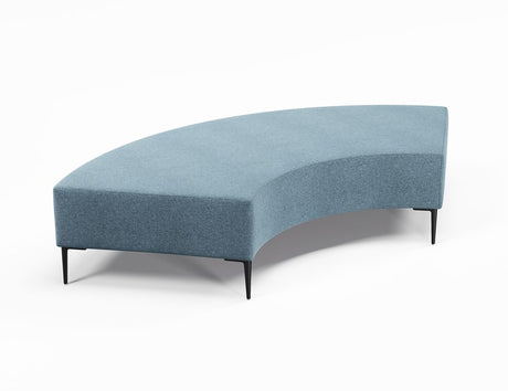 Vista Large 90° Ottoman-Reception Chairs-Borsari-Lustrell (Vinyl)-Commercial Traders - Office Furniture