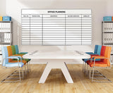 Custom Gridded Ceramic Whiteboard-Whiteboards-400 x 600-No Accessories Thanks-Commercial Traders - Office Furniture