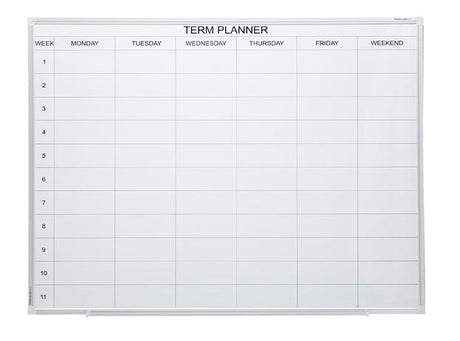 Term Planners-Whiteboards-900 x 1200-No Accessories Thanks-Commercial Traders - Office Furniture