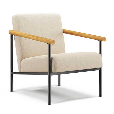 Latte Arm Chair-Reception Furniture-North Island Delivery-Ashcroft-Commercial Traders - Office Furniture