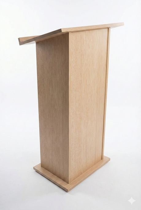 Lectern-Meeting Room Furniture-Affinity Maple-No Drawer-No Castors-Commercial Traders - Office Furniture