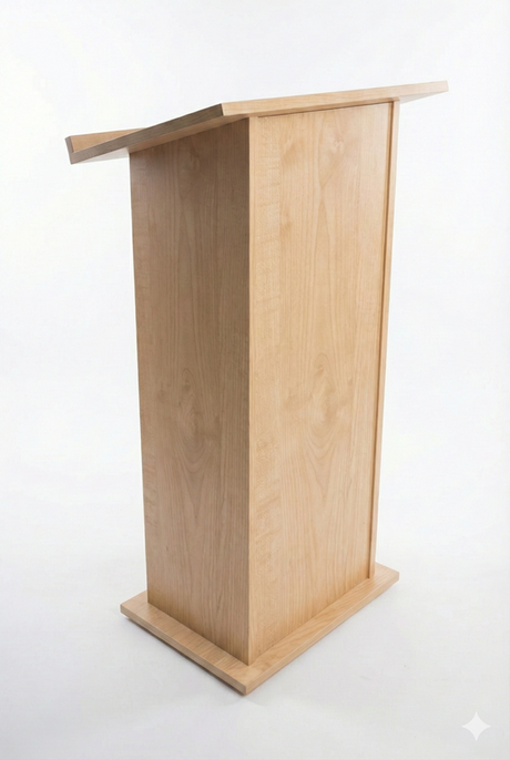 Lectern-Meeting Room Furniture-Affinity Maple-No Drawer-No Castors-Commercial Traders - Office Furniture
