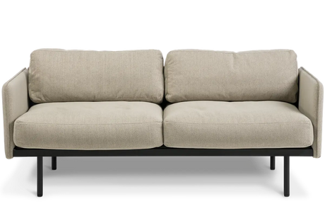 Leo Sofa-Reception Furniture-Standard Oatmeal-Commercial Traders - Office Furniture