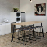 Skala Stools 750H-Barstools-Black-No-Commercial Traders - Office Furniture