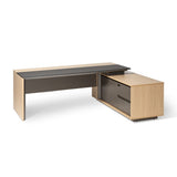 Maxim Executive Desk with Side Cabinet