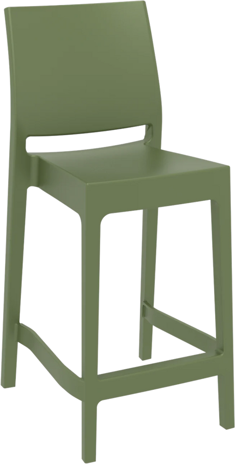 MayMay Stool 650H-Barstools-Black-Commercial Traders - Office Furniture