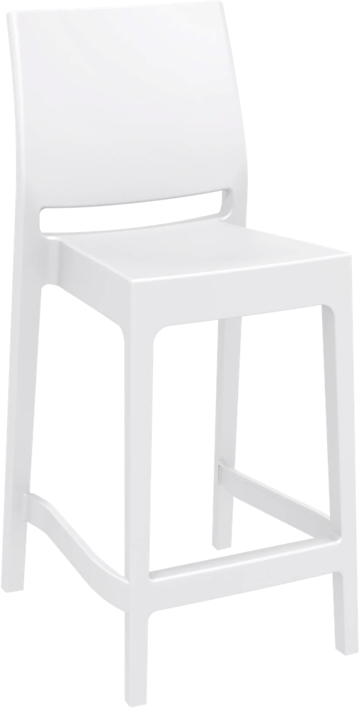 MayMay Stool 650H-Barstools-Black-Commercial Traders - Office Furniture