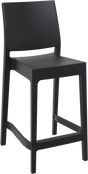 MayMay Stool 650H-Barstools-Black-Commercial Traders - Office Furniture