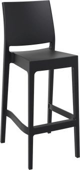 MayMay Stool 750H-Barstools-Black-Commercial Traders - Office Furniture