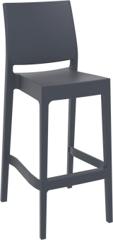 MayMay Stool 750H-Barstools-Black-Commercial Traders - Office Furniture