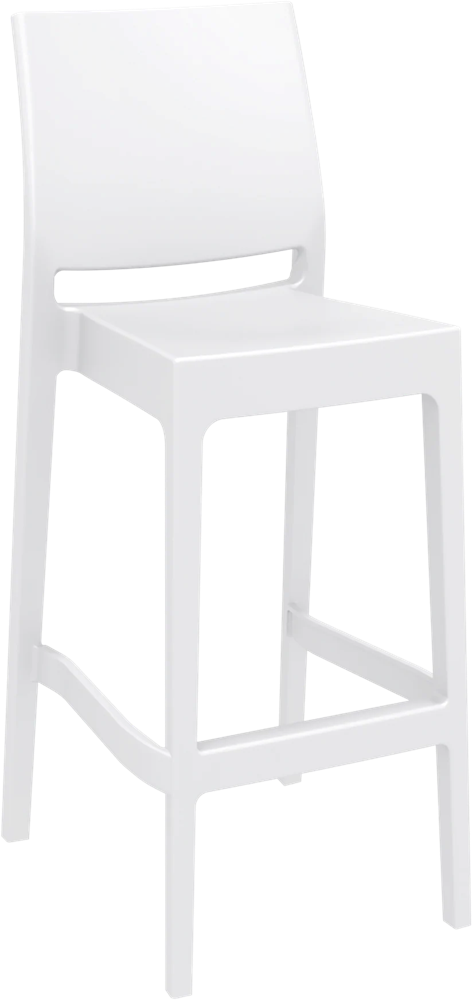 MayMay Stool 750H-Barstools-Black-Commercial Traders - Office Furniture
